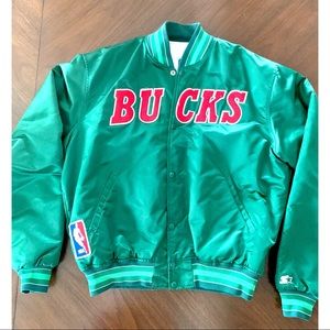 STARTER Jackets & Coats - Vintage Milwaukee Bucks Starter Jacket STARTER Jackets & Coats - Vintage Milwaukee Bucks Starter Jacket